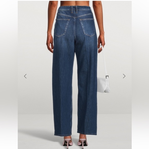 Frame Denim women’s Le High N Tight Wide Leg Jeans in Foxgrove size 34 US 16 - Picture 3 of 14